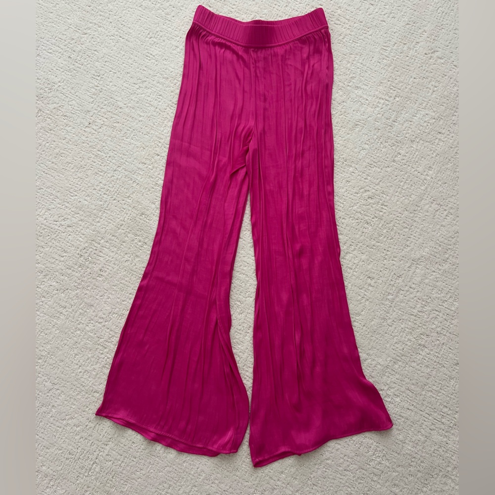 Rachel Zoe Bright Pink Flowy Pant NWOT Size Small